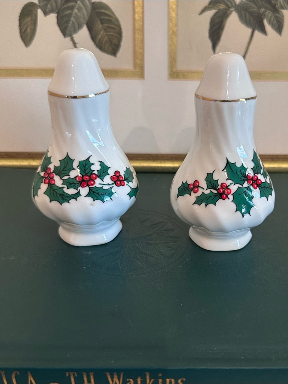 Vintage Christmas Salt and Pepper shakers